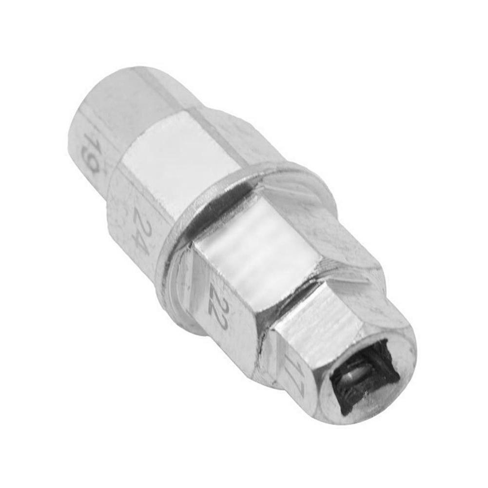 Колеса мотоцикла Сталь Мотоцикл Передняя ось Головка-вороток Шпиндель Втулка Авто Шестигранник Ключ 17мм 19мм 22мм 24мм Головка-вороток