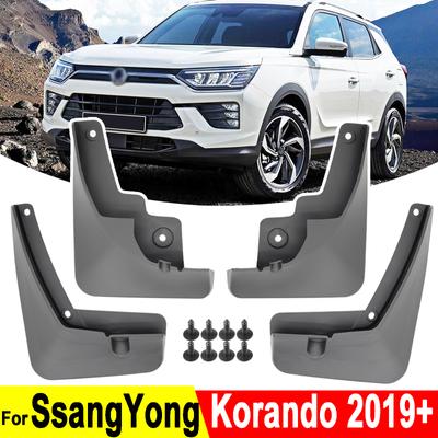 Автомобильные брызговики для SsangYong Ssang Yong Korando C300 2019 2020 2021, брызговики, переднее и заднее колесо автомобиля, Стайлинг