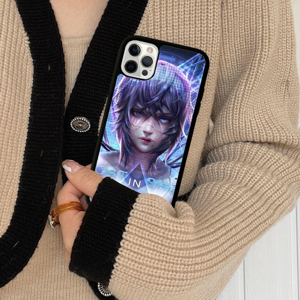 Ghost in the Shell Phone Case Silicone PC+TPU For For iPhone 11 12 13 14 15 16 Plus Pro Max Cover