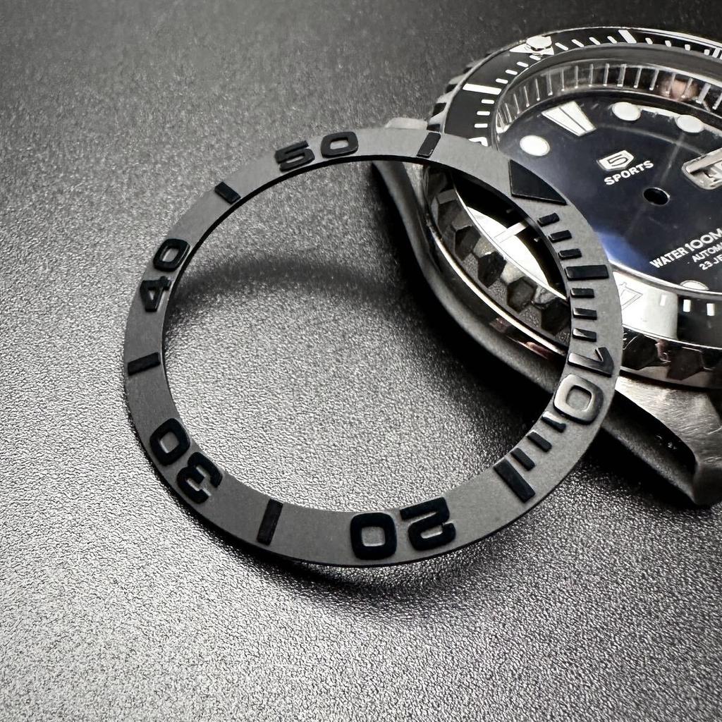SEIKO SKX007 SRPD SBSA Керамический Наклонный Внутренний Безель Yachtmaster Черный Сторонний Компонент MOD Кастомный 7S26-0020 и т.д.