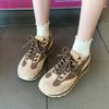 Платформа повседневный шикарный универсальный платформа папины туфли женские 2025 новые осенние ретро студенческие легкие кроссовки