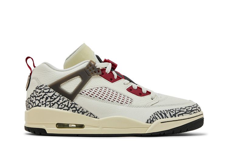Jordan Spizike Low Парусный Антрацитовый Кокосовое Молоко Университетский Красный