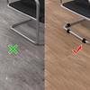 20 Felt Chair Leg Covers U Shaped for Floor Protection Noise Reduction Compatible with Office Dining and Bar Chairs