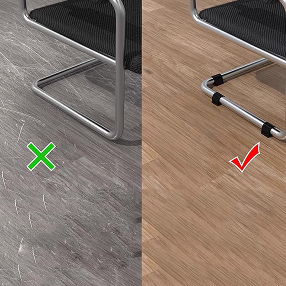 20 Felt Chair Leg Covers U Shaped for Floor Protection Noise Reduction Compatible with Office Dining and Bar Chairs