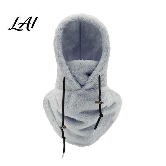 Motorcycle Riding Neck Warmer Balaclava Fleece Ski Mask Winter Windproof Arctic Velvet Thermal Face Cover Comfortable for Outdoor Sports Cycling
