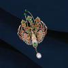 High-End Enamel Phoenix Brooch, High-End Sense, Exquisite And Elegant Women'S Clothing, Corsage Animal Pin Accessories