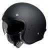 Jet S65 Motorcycle Helmet with Sun Rubber Tone Visor, (Matte Black, Large)