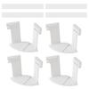 4/8Pcs Bed Sheet Holder with Lock Strip Bedsheet Corner Fastener Keep Sheets Tight All Mattress Size Fitted Sheet Fixing Clip Keeper