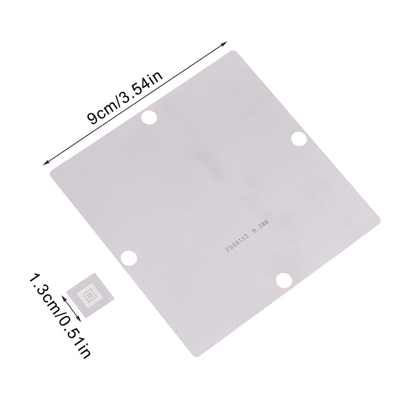 1Pc Direct Heating 90x90CM EMMC BGA169/BGA153 Stencil Template 0.3MM BGA Stencil