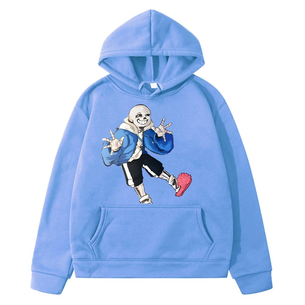 Kawaii Anime Hoodie Undertale Game Napstablook Ghost Sweatshirt Halloween Hoodies Boys Pullovers Y2k Sudadera Kids Clothes Girls