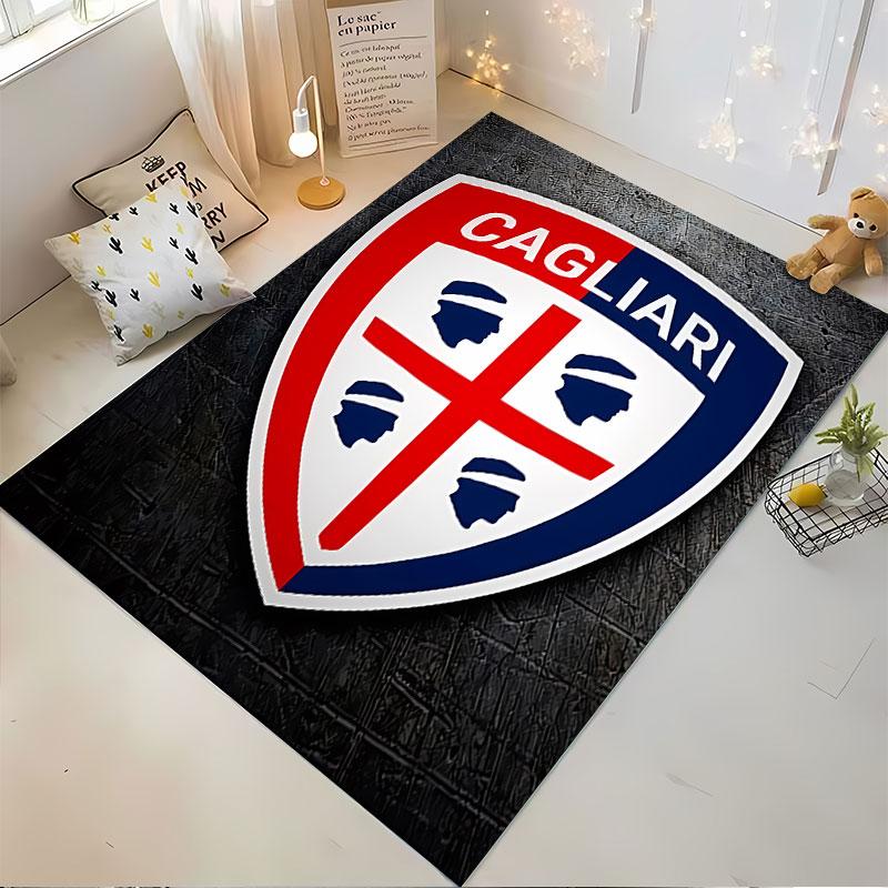 Cagliari Emblem Carpet Design suitable as a non-slip mat for the living room or bedroom sofa