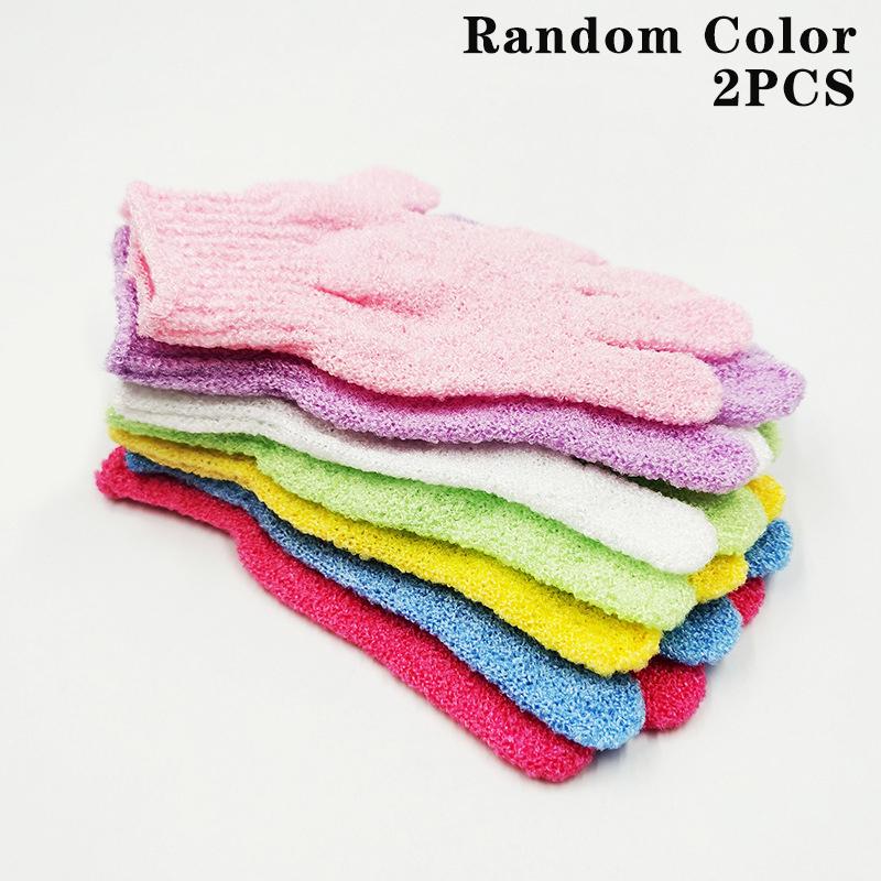 2 шт. перчатки для душа отшелушивание кожи массажная губка для тела скраб для душа скраб для спины увлажняющие спа принадлежности