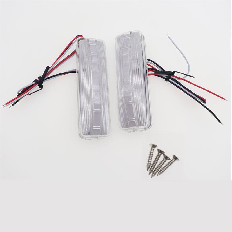 2 шт., 24 В, 12 В, автомобильный указатель поворота, задний предупреждающий задний фонарь, 18 светодиодных индикаторов для грузовика, прицепа, боковые габаритные индикаторы