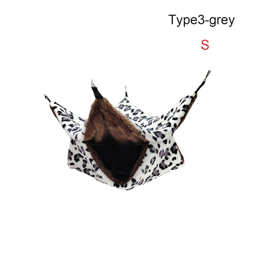 Зимний удобный домик для морской свинки, спальный мешок для маленьких животных, теплая клетка, домик для хомяка, гамак