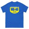Я люблю запах WD-40 по утрам WD-40 Хлопковая футболка 100% Мужские футболки Топ Унисекс классическая футболка