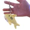 Stuffed Shark Plush Keychain Cute Fine Hand Stitching Small Animal Soft Keychain Pendants for