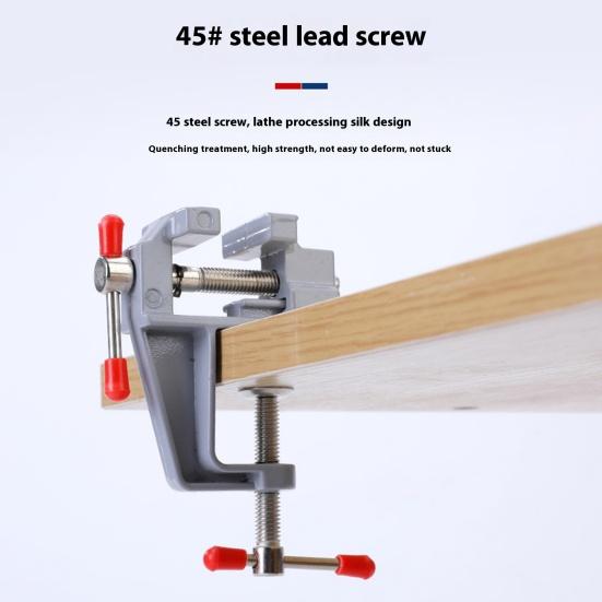 Yousheng Mini Table Bench Vice Clamp with Rotating Handle Widely Used Universal Small Table Vice Clamp Workbench Vise