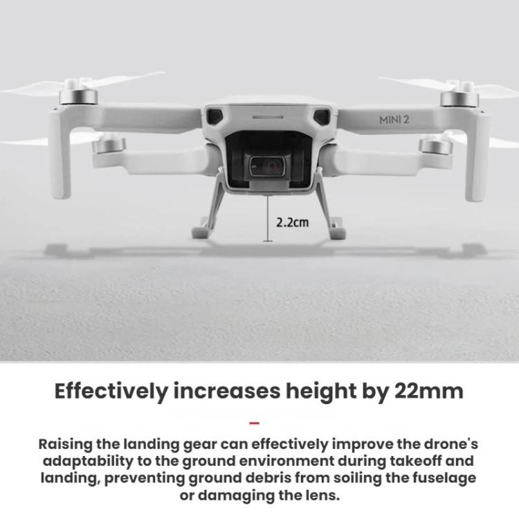For DJI Mavic Mini / Mini 2 / Mini SE BRDRC Riser Landing Gear
