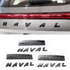 Наклейки-логотипы на решетку радиатора и капот для Haval H6, эмблемы для стайлинга передней и задней части багажника, автомобильные аксессуары