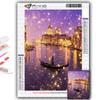 Алмазная картина Море Венецианские огни Ночной вид Алмазная мозаика Ремесло Алмазная вышивка Картина