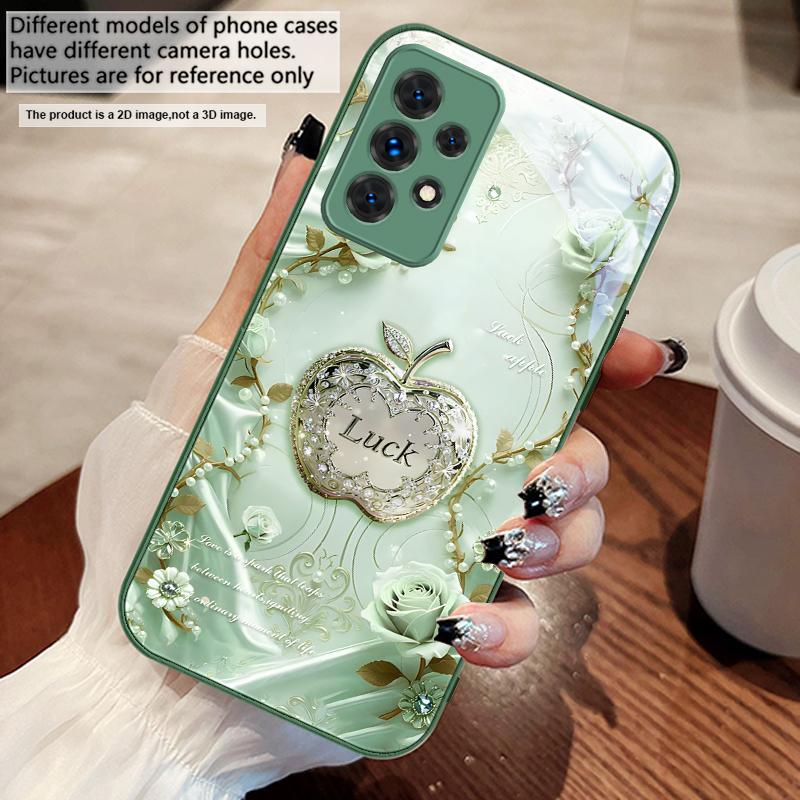 Счастливая и Романтичная Любовь Для Samsung A73 72 71 A70 56 55 54 A53 52 51 50 42 A35 A34 33 32 31 26 25 24 23 22 30 стеклянный чехол для телефона