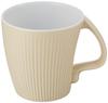 Hakusan Porcelain Mug Beige Matte (Approx.) 12.5×9.5×9.3cm Stretch Hasami Ware Made In Japan