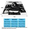 1PC Billie Eilish Patterned Flannel Blanket Suitable For All Seasons For Home Decor Warmth And Comfort Gifts Holiday Present