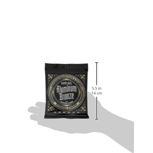 [Authentic] ERNIE BALL 2566 Acoustic Guitar Strings (12-54) Earthwood Aluminum Bronze Medium Light