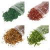 4Pcs 33ml Miniature Leaf Model Railway Sand Table Diorama Ornaments , Multicolor