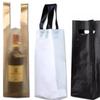 Многоразовая сумка-тоут для красного вина, одинарная упаковка для вина, толстый ПЭ, универсальный гостиничный мешочек, грузоподъемный и прочный пластиковый пакет, черный упаковочный мешочек