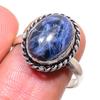 Sodalite Gemstone 925 Sterling Silver Jewelry Ring Size 9