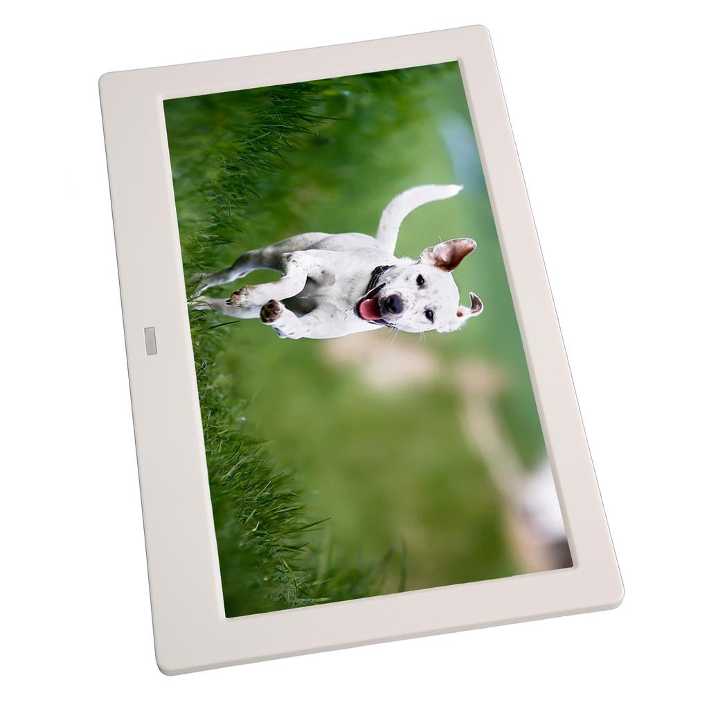 Цифровая фоторамка 10,1 дюйма HD с функцией автоматического поворота, поддержкой видео и музыки, электронная фоторамка с