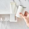 Dustproof Toothbrush Toothpaste Holder White/Grey Toothbrush Storage Organizer  Bathroom