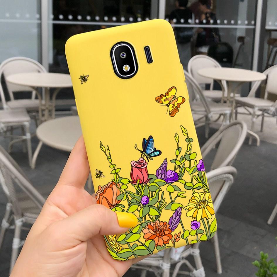 Для Samsung Galaxy J4 J6 2018 EU Чехол SM-J400F J600F Милый Мультяшный Защитный Скин Чехол Для Samsung J4 2018 J 4 J 6 Мягкий Чехол