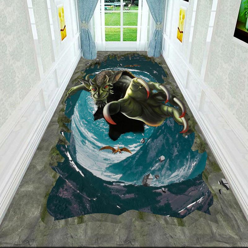 3D ковры для коридора, гостиной, украшения дома, вестибюля отеля, длинного ковра, лестницы, коврика для входной двери
