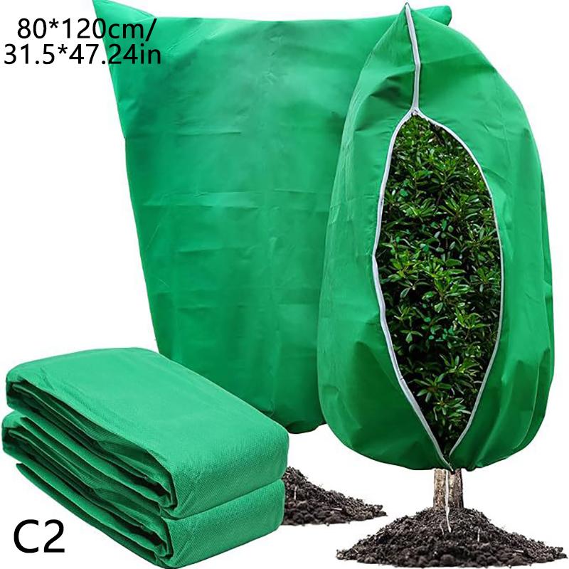 Очень большой размер Чехол для растений Зимний теплый чехол Мешок для защиты растений дерева и кустарника Защита от мороза Для садовых растений дерева