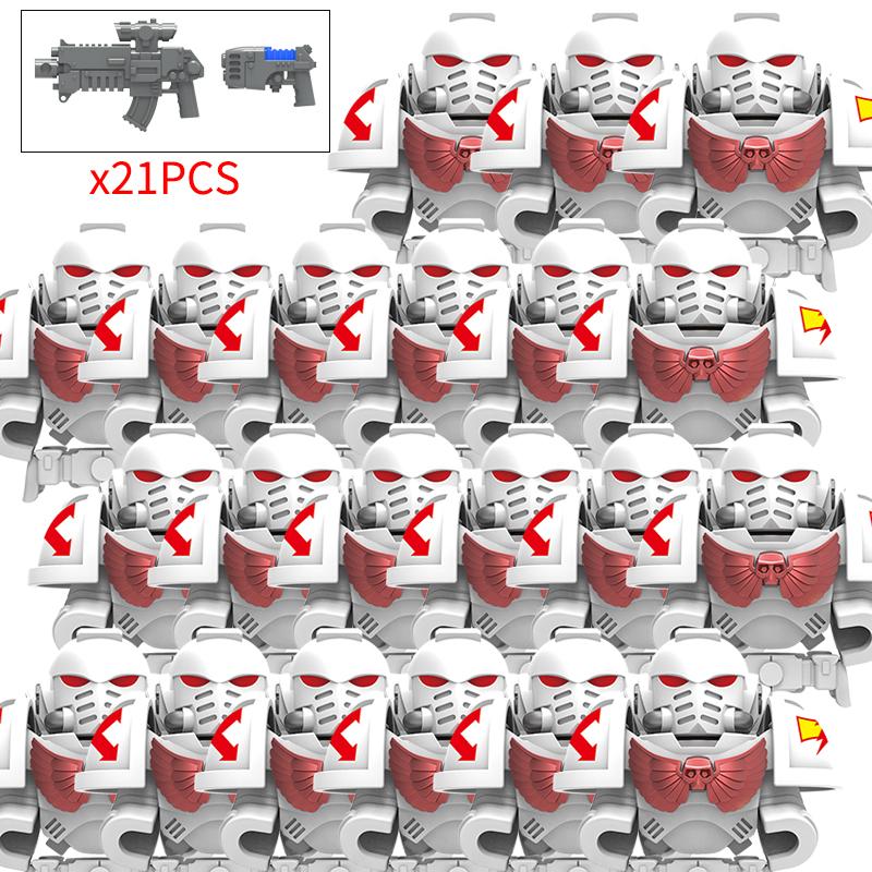 MOC Рыцари Крови Военные Ангелы Черный Молот Тамплиеры Военные Солдаты молоты Экшн-фигурки Строительные блоки Кирпичики дети DIY Игрушки