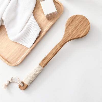 Бамбуковый скребок для спины, длинная ручка, скребок для тела, легкая, удобная в использовании щетка для душа для очищения и отшелушивания кожи