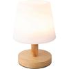LED Lamp - LUMINEO - 22cm - Wood Finish - 35lm - IP44 - USB
