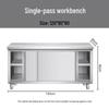 304 Stainless Steel Commercial Kitchen Workbench