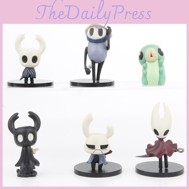 Hollow Pvc Adorable Knight Silksong Action Figures With Hornet Zote Quirrel Designs