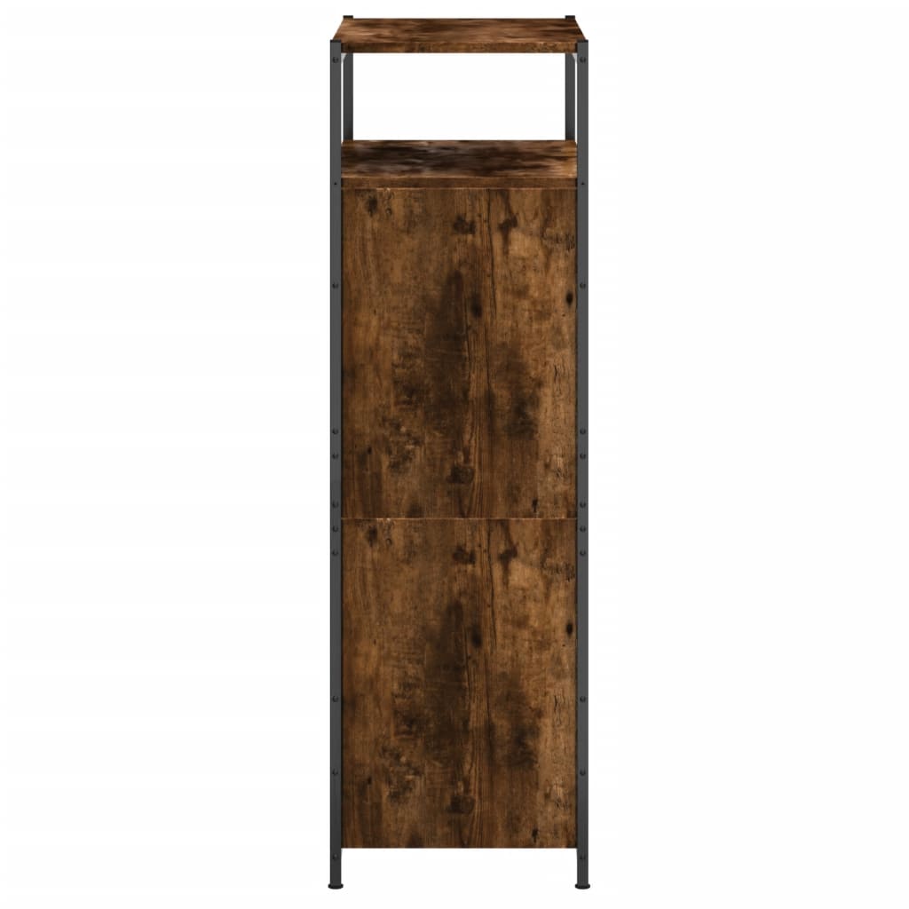 Vidaxl Szafka Na Buty, Przydymiony Dąb, 60X34X112 Cm