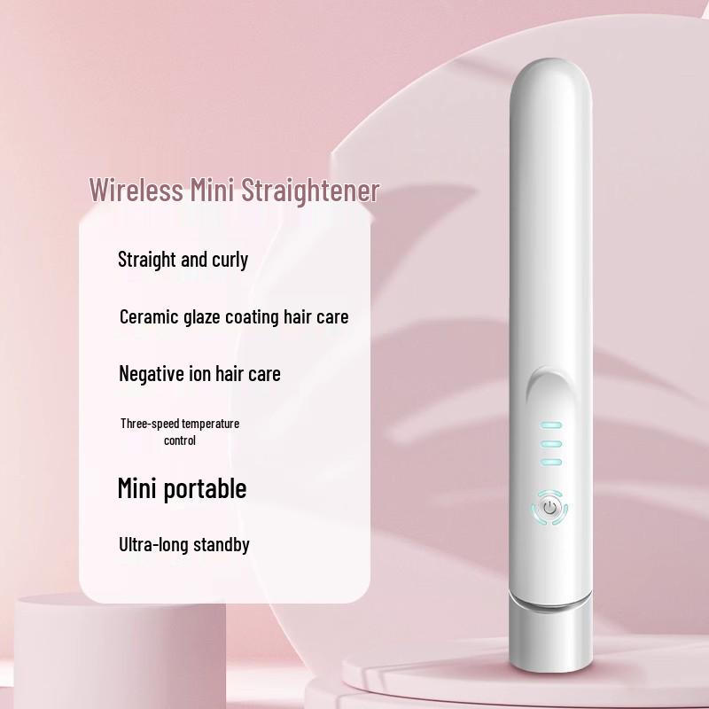 Беспроводная мини-выпрямитель и плойка для волос