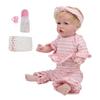 55 см набор кукол Reborn реалистичные куклы Rebirth Baby Girl младенец игрушка подарок с соской
