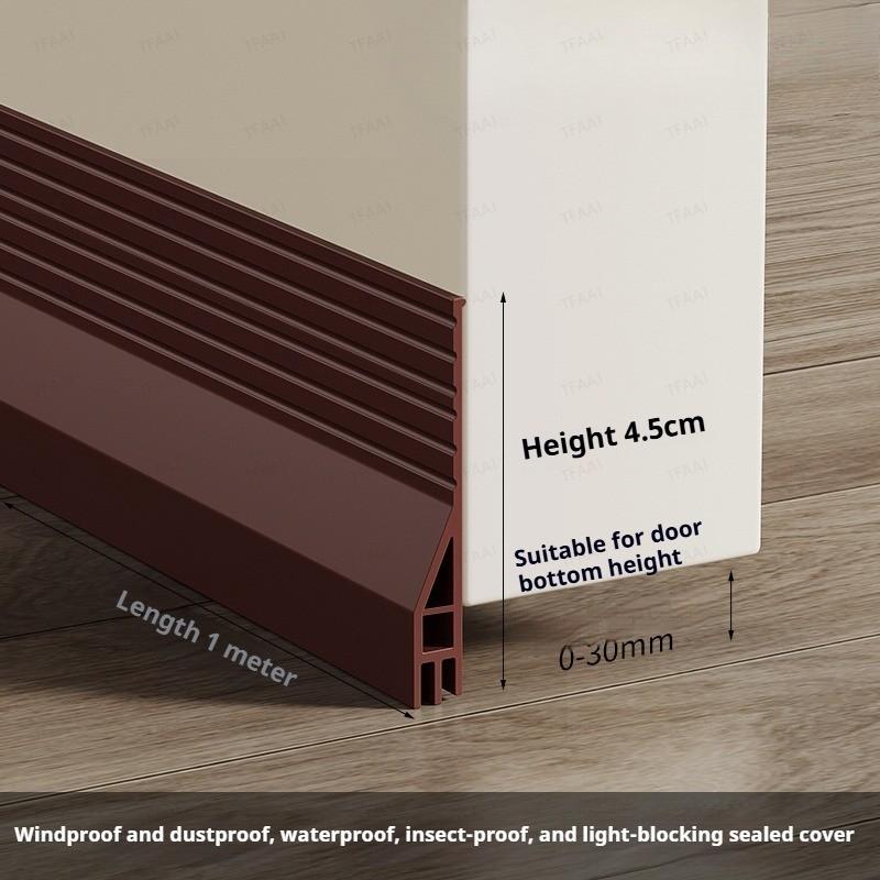 Xiaomi 1Pc 1M Self-adhesive Soft TPE Door Bottom Seal Strip 28/45mm Height Windproof Anti-Cold Dust-proof Window Gap Weather Strip