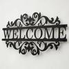 1pc Metal Decoration Welcome Sign Front Porch Decoration Porch Sign Metal Metal House Address House Art