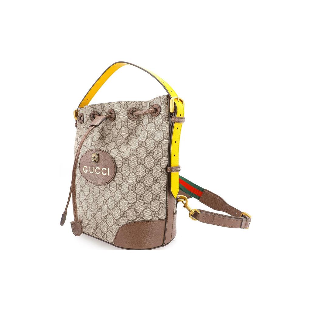 Gucci GG Supreme Bucket Bag Drawstring Closure 473875-K9RHT-8856