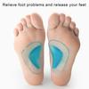 1 Pair Arch Support Insoles Correct Position Shoe Insoles Breathable Skin-Friendly Adhesive Foot Pads for Plantar Fasciitis Flat Feet Relief