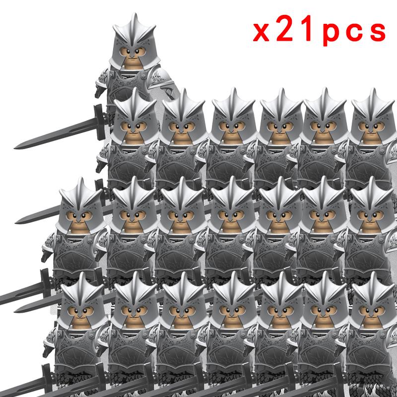 MOC Престолы Золотая Броня Воин Стражник Джейме Ланнистер Барристан Селми Мерин Трант Конструкторы Мини Экшн Фигурка Игрушки