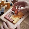 MIND BLOCKS Wooden 3D Tetris Puzzle Blocks, Colorful Educational Toys for Brain Training, Anti-Aging, Dementia, and More